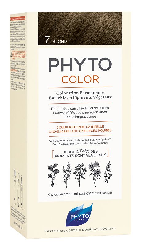 Phyto Phytocolor Farba do włosów, 7 Blond 