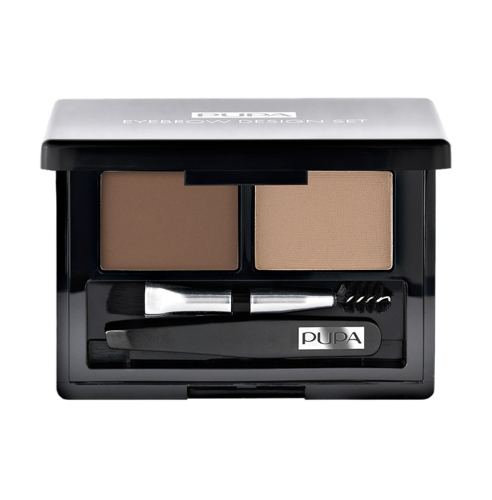 Pupa Eyebrow Design Set Zestaw do makijażu brwi Blonde 