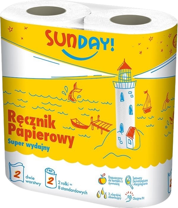 Sunday - Asciugamano di Carta 1x300