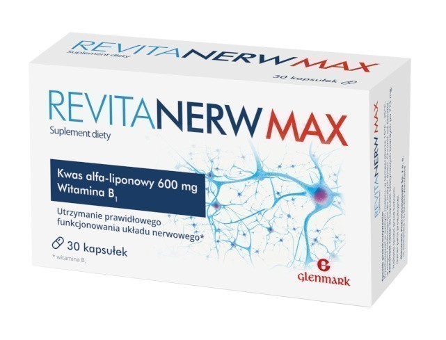 Revitanerw Max, Suplement diety na uspokojenie, Kapsułki