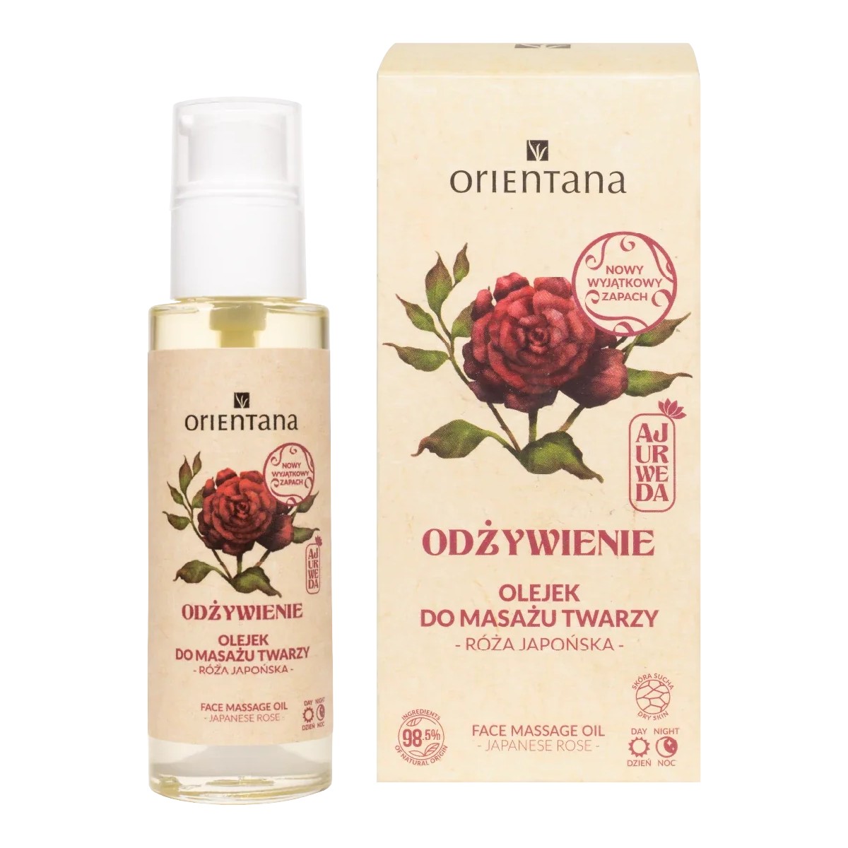 Orientana Olio viso nutriente Rosa