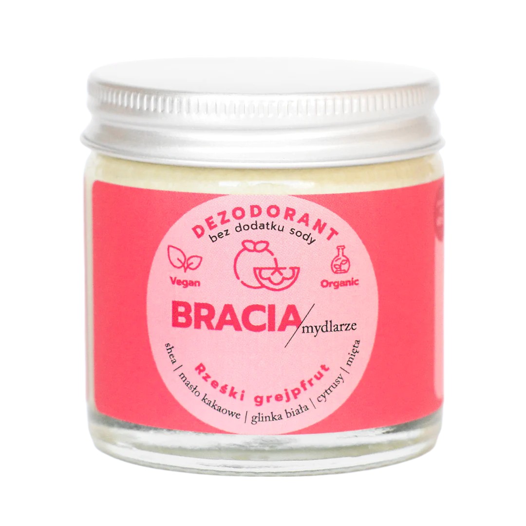 Bracia Mydlarze Dezodorant w kremie, Rześki Grejpfrut