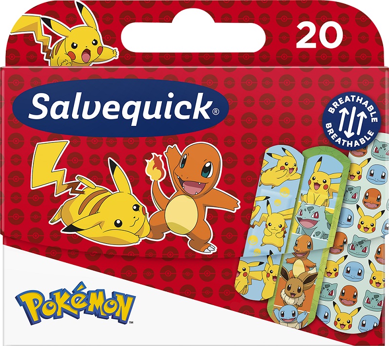 Salvequick Pokemon, Plastry dla dzieci