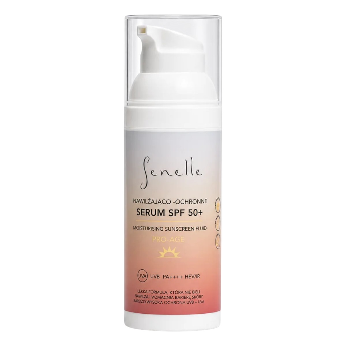 Senelle Nawilżająco-ochronne serum SPF 50+, 50ml