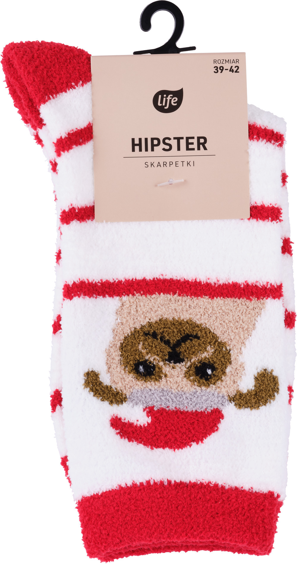 Life Calzini Hipster Natalizi Donna, Dogy, Taglia 39-42