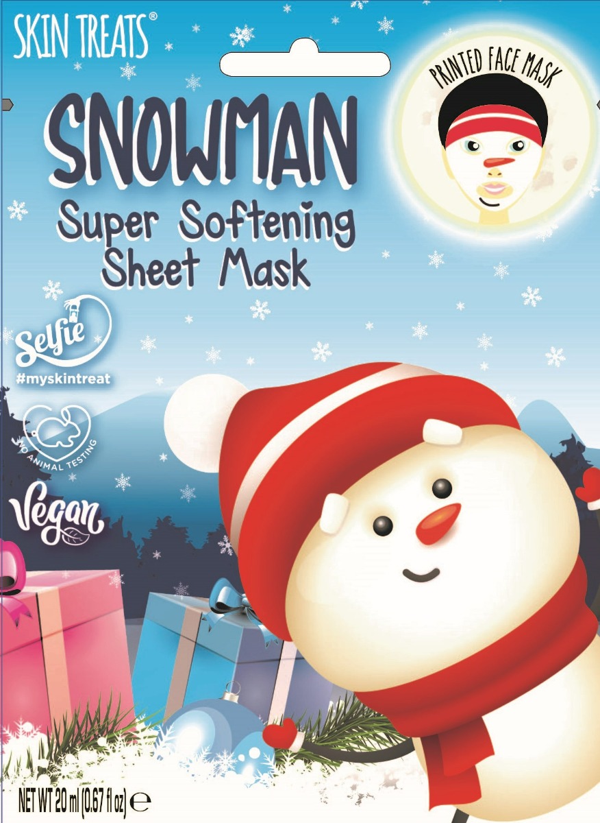 Skin Treats Maschera in Tessuto Pupazzo di Neve 1 pz.