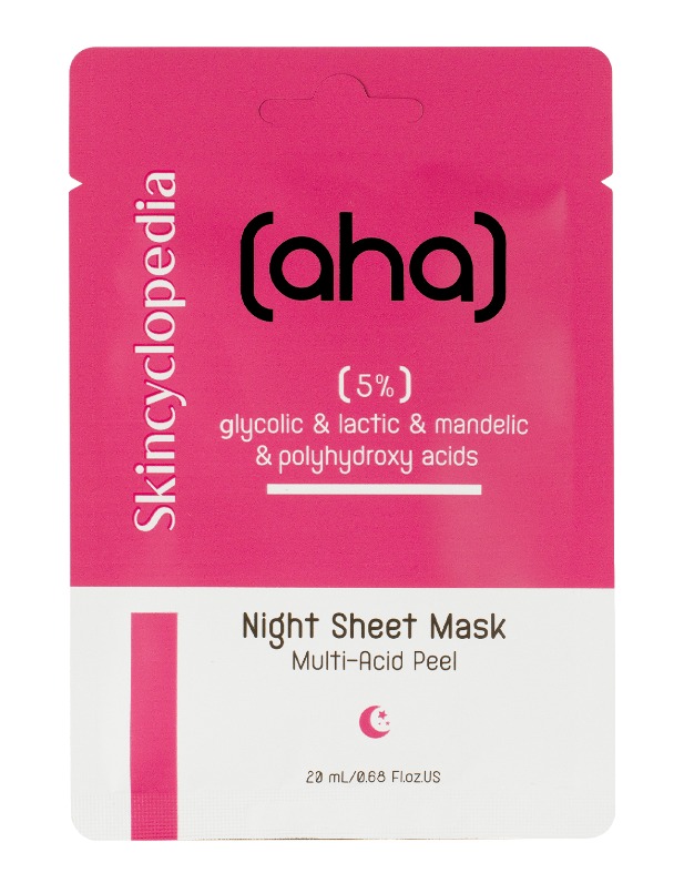 Skincyclopedia AHA & PHA 5% - Maska w płachcie z kwasami  20ml