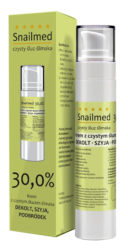 Snailmed Crema con Bava di Lumaca per Collo, Décolleté e Mento 50 ml 50 ml