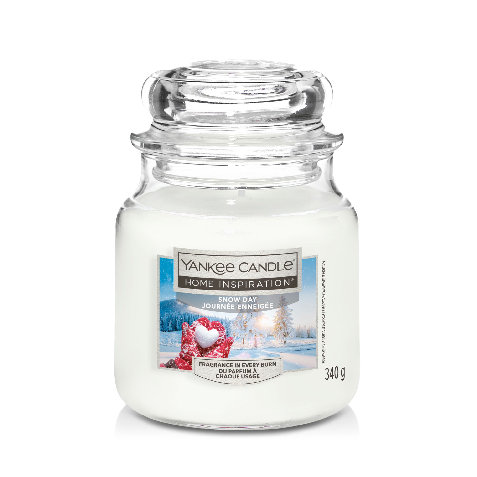 Yankee Candle Candela Home Inspiration Giorno di Neve, 340 g