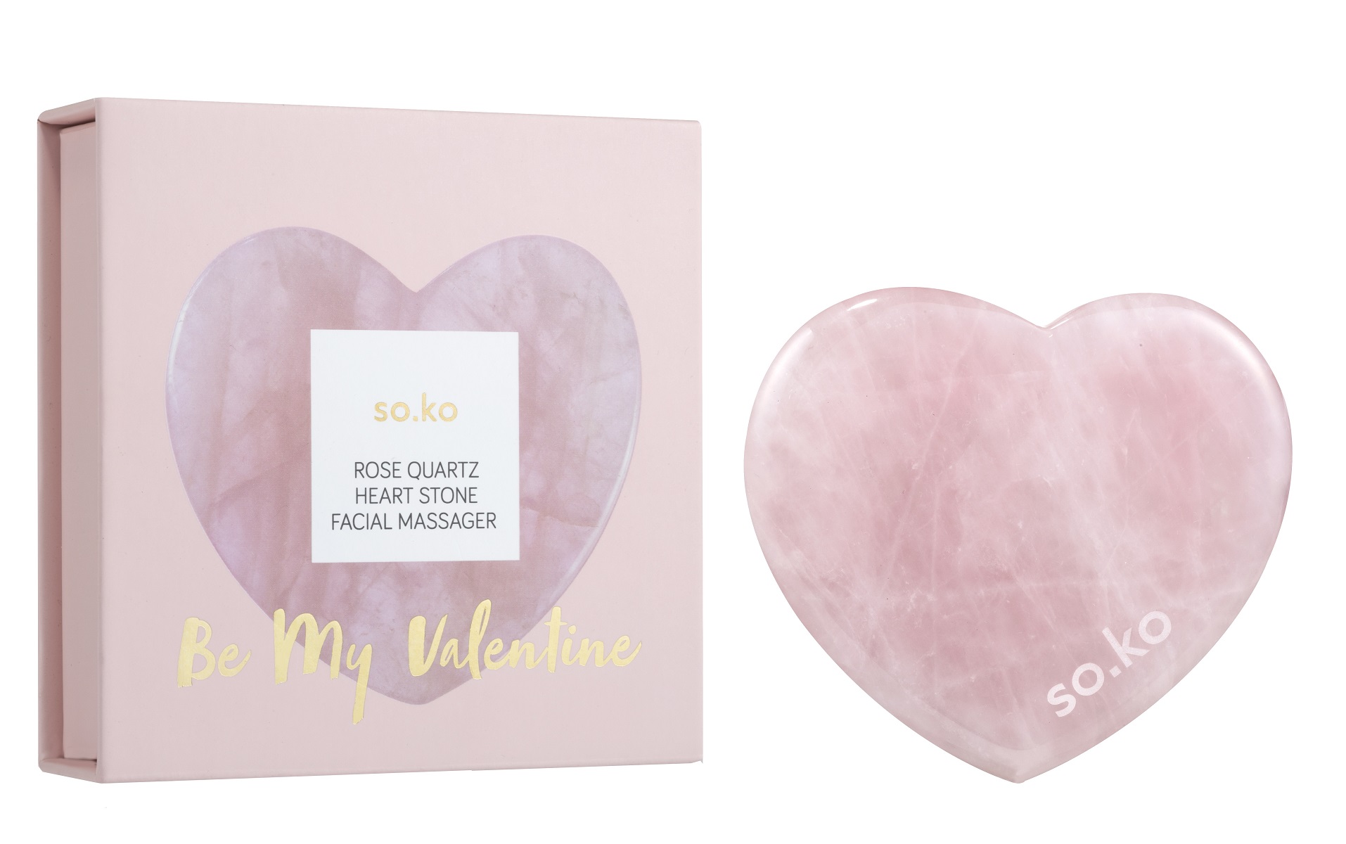 so.ko Płytka Serce do Masażu twarzy Gua Sha