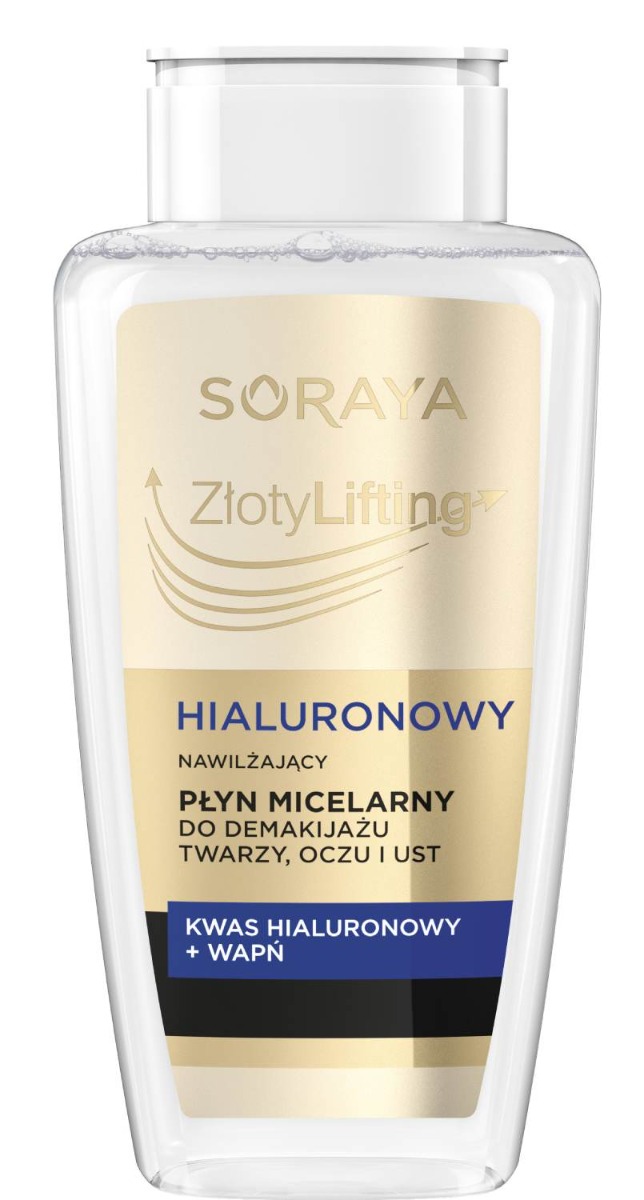 Soraya Złoty Lifting Hialuronowy płyn micelarny