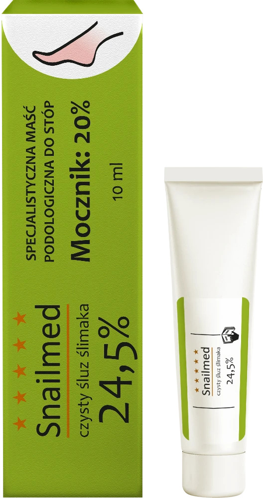 Snailmed Pomata Podologica Idratante con Bava di Lumaca e Urea 10 ml 10 ml