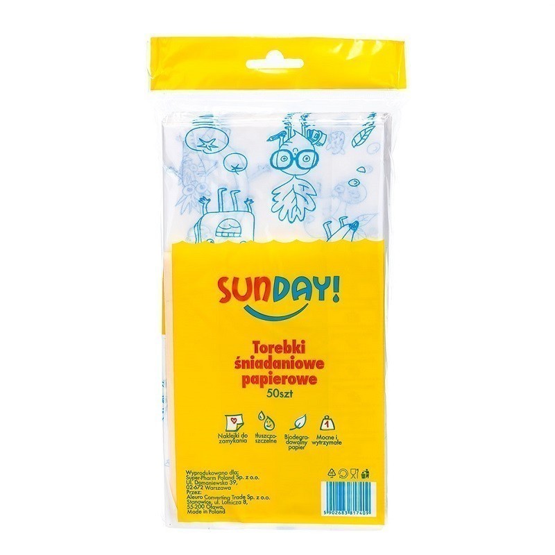 Sunday Sacchetti per Colazione 50 pz