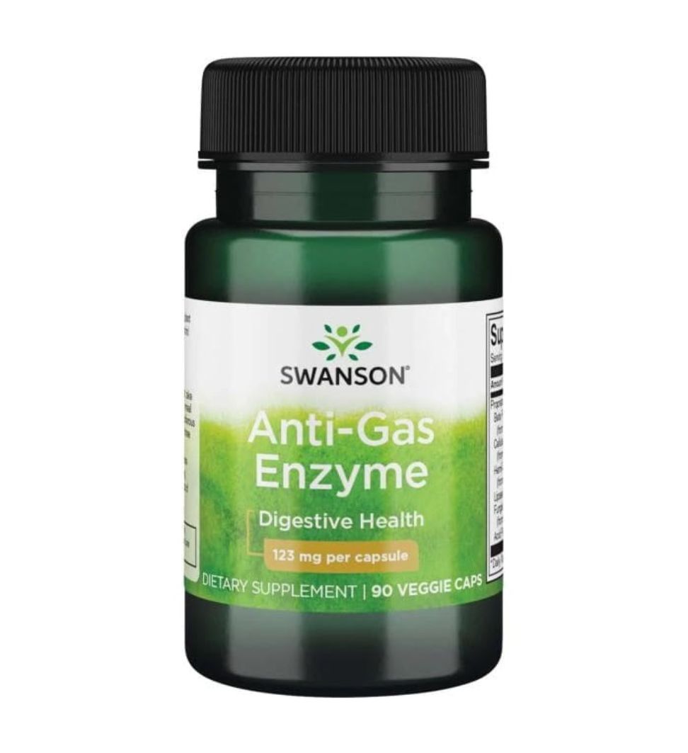 Swanson Anti-Gas Enzyme Preparat na wzdęcia Kapsułki