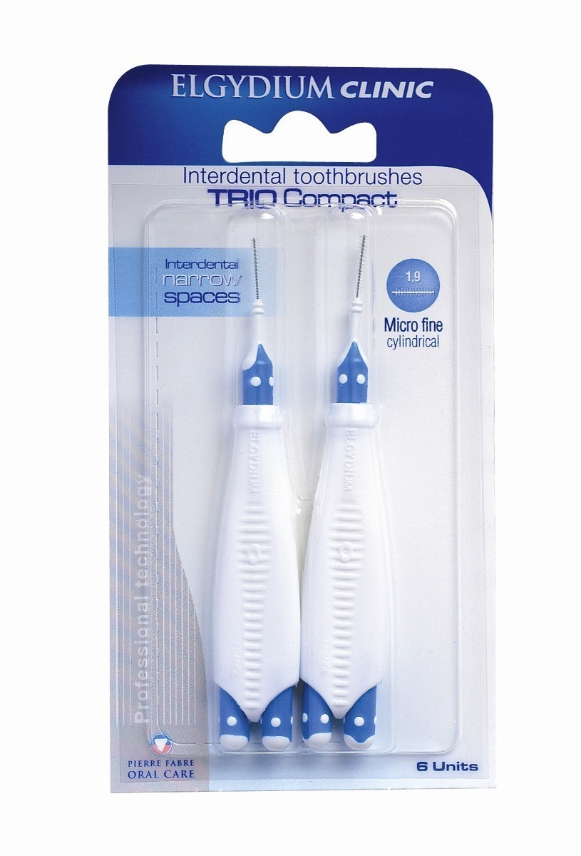 Elgydium Clinic Trio Compact Spazzolini Interdentali 2 pz
