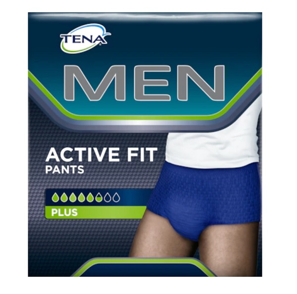 Tena Men Active Fit Pants Plus, Pannoloni per Uomo, Taglia Large 8 pz