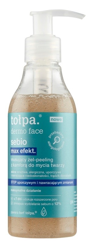 Tołpa Dermo Face SeBIOMax Gel-Peeling Effervescente per il Viso 195 ml 195 ml