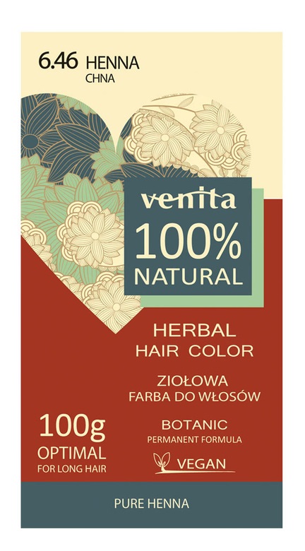 Venita Naturalna Ziołowa Farba 6.46 Chna