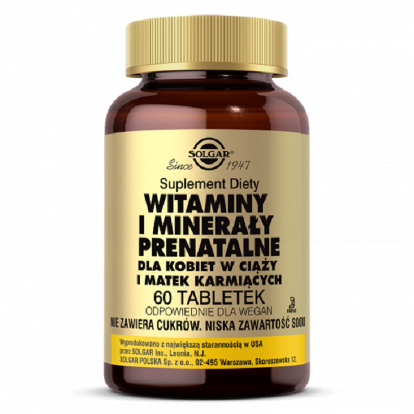 Solgar Witaminy i Minerały Prenatalne