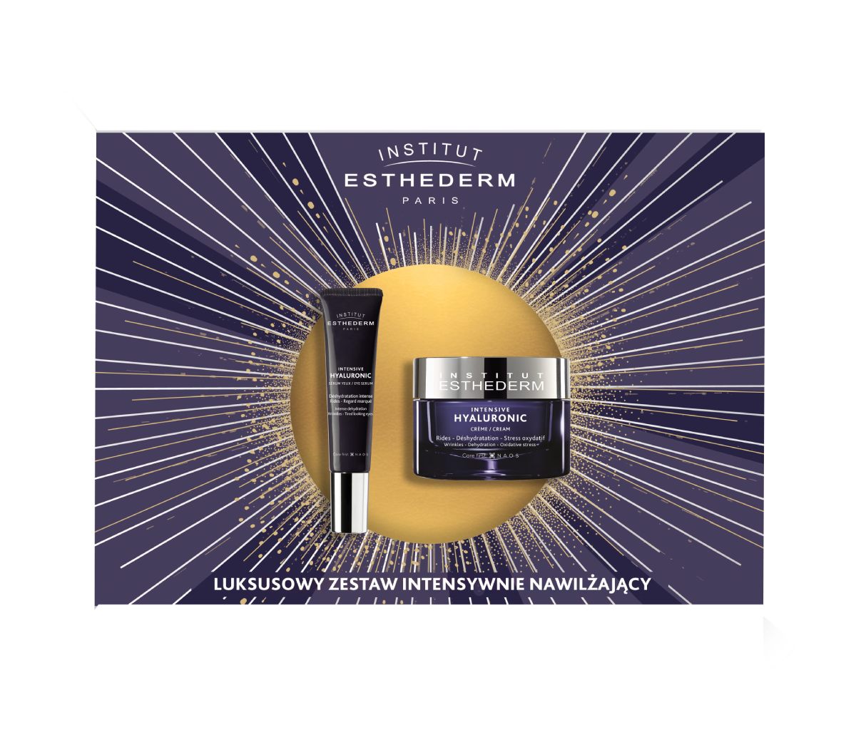 Institut Esthederm Zestaw Intensive Hyaluronic: Krem 50ml + Serum pod oczy 15ml