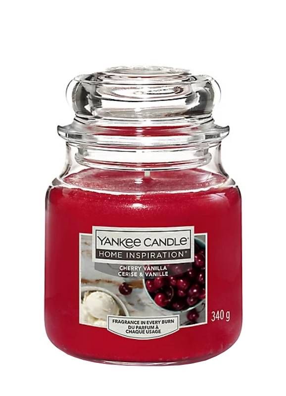 Yankee Candle Home Inspiration Candela Media Cherry Vanilla 340 g 340 g