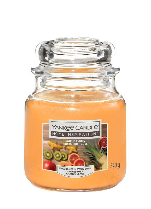 Yankee Candle Home Inspiration - Słoik średni Exotic Fruits 340g