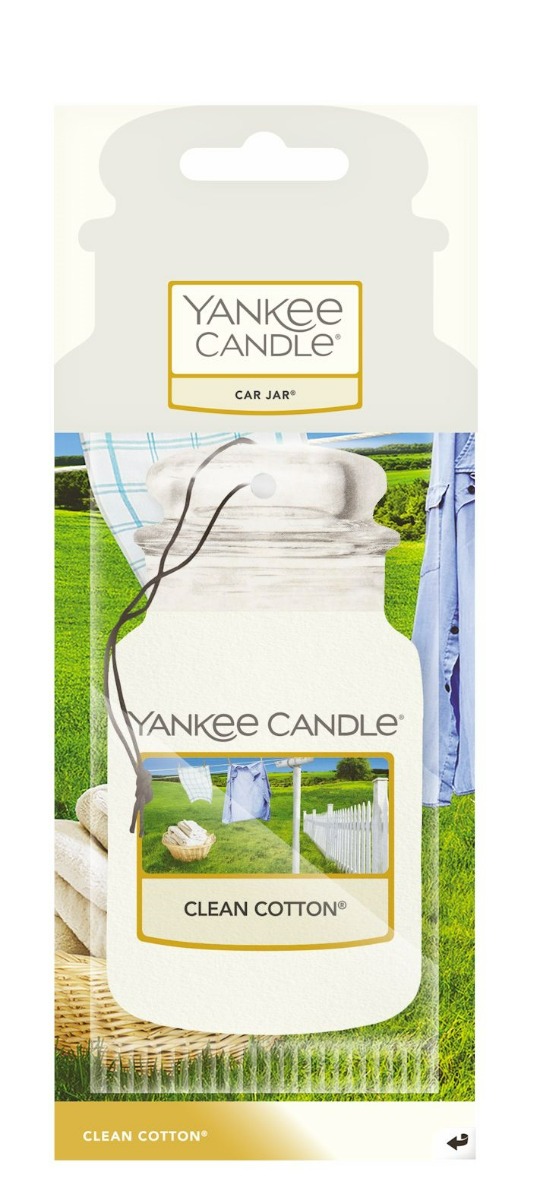 Yankee Candle Deodorante Auto Clean Cotton 14 g 14 g