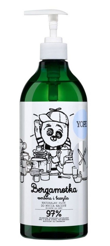 Yope Płyn do naczyń Bergamotka 750 ml