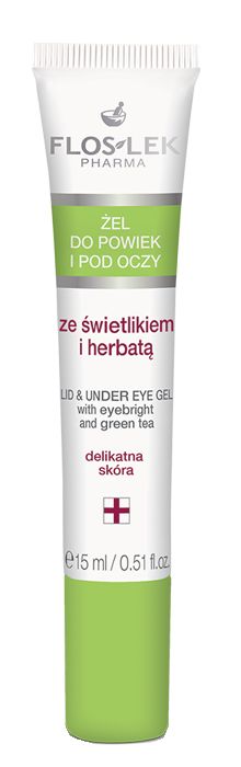 Flos-Lek Żel do powiek i pod oczy ze Świetlikiem i Herbatą
