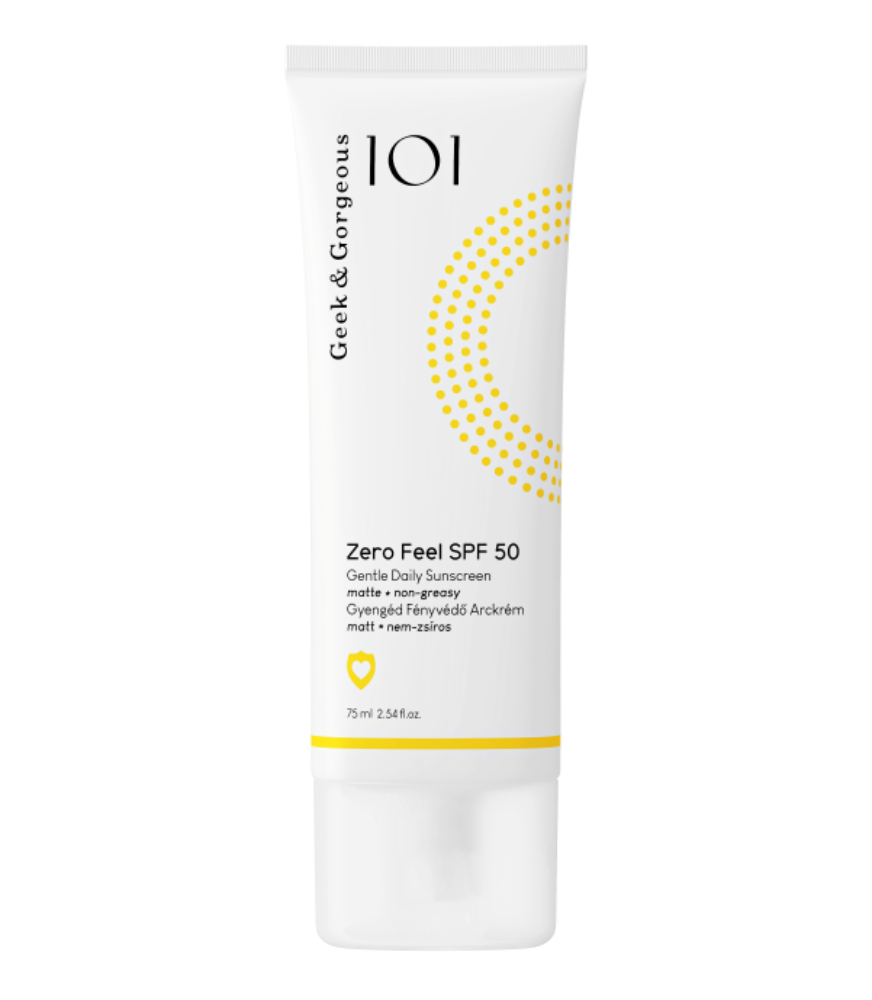 Geek & Gorgeous Zero Feel Crema leggera protettiva per il viso SPF 50