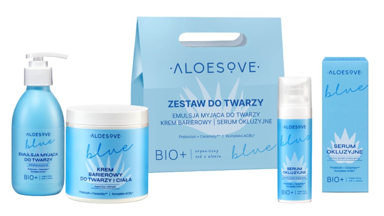 Aloesove Set Cosmetici Viso Blue