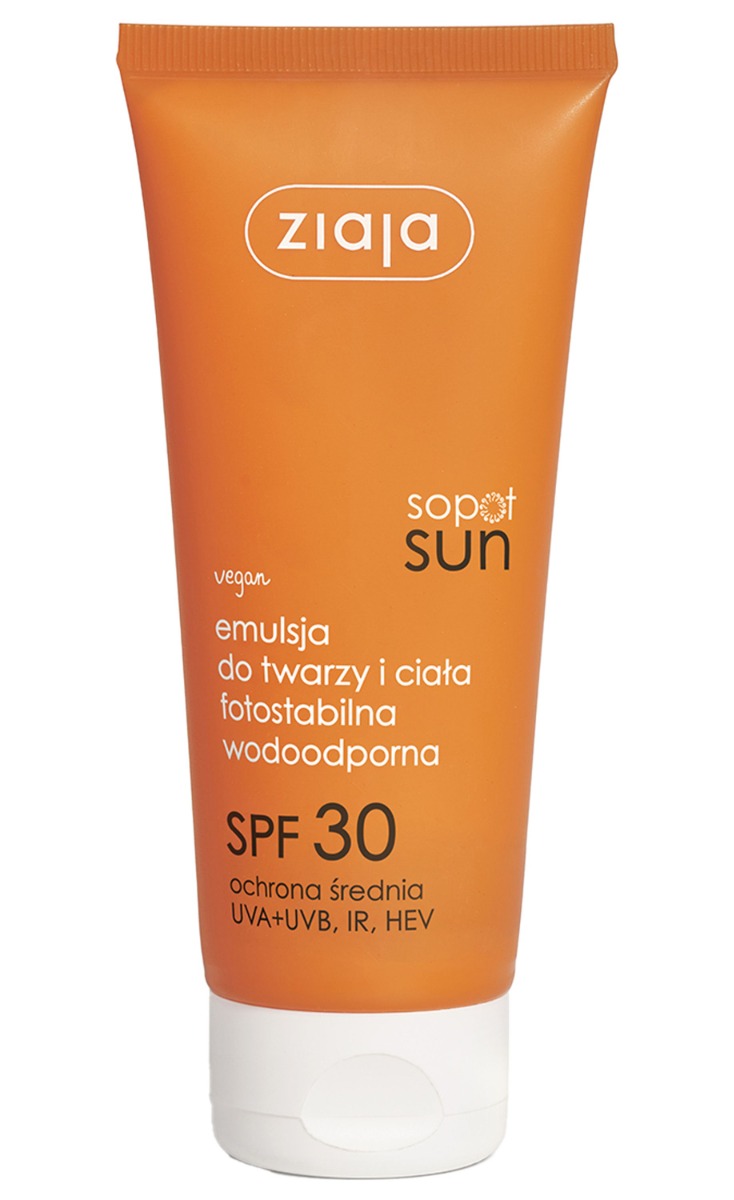 Ziaja Sopot Sun Emulsja do twarzy i Ciała SPF 30 