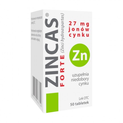 Zincas forte 27 mg tabletki