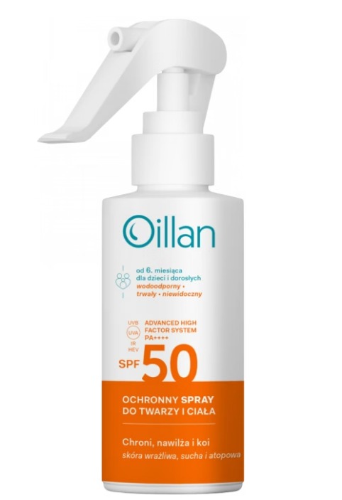 Oillan Sun Spray Protettivo SPF50 125 ml 125 ml