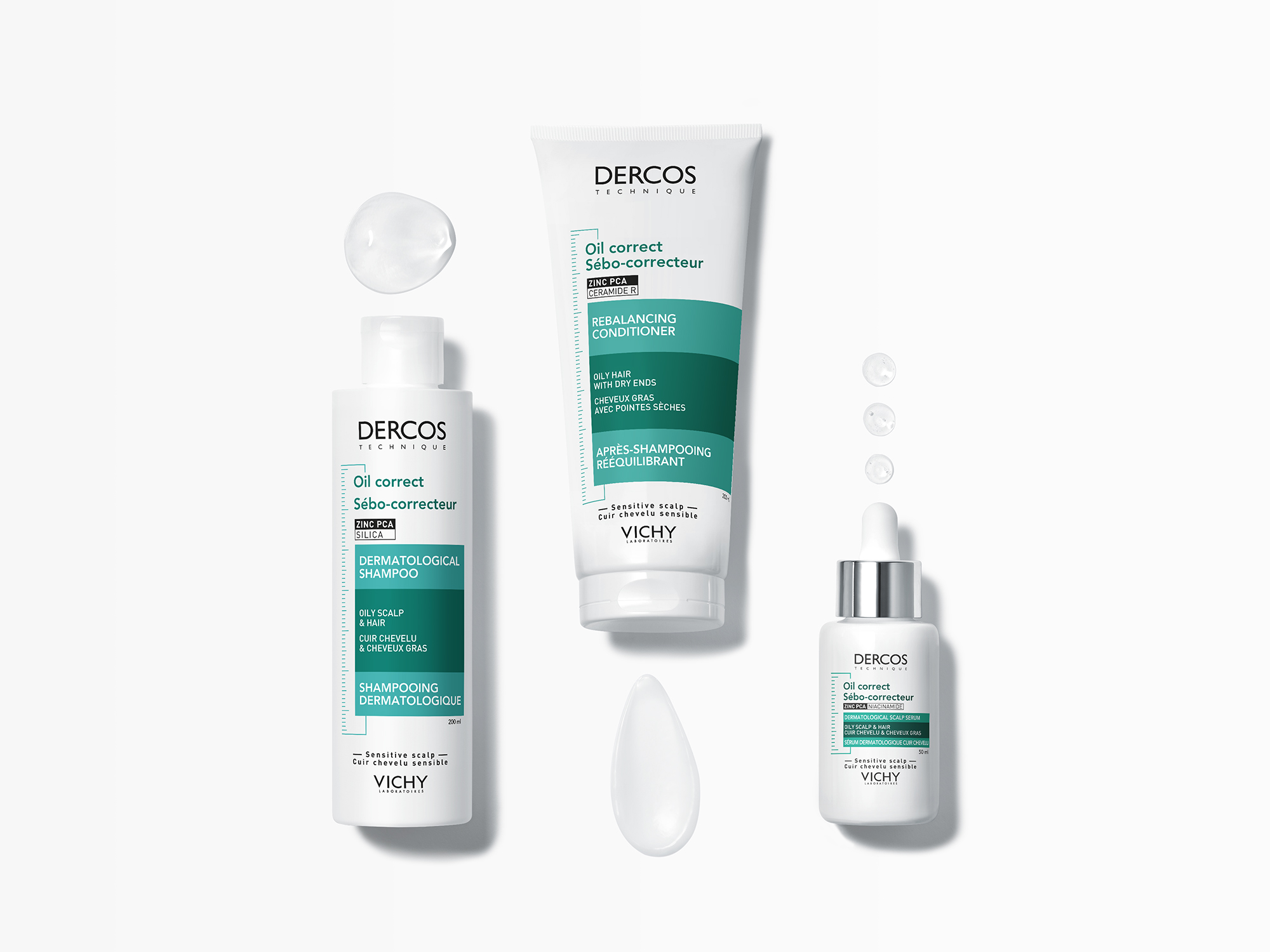 linia vichy dercos oil correct