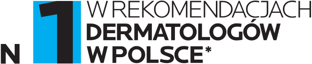 Numer 1 w rekomendacjach dermatologów w Polsce.