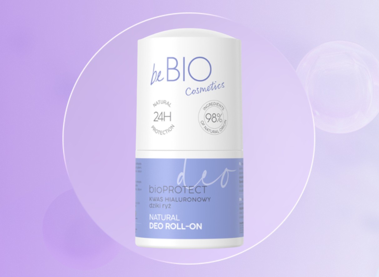 BeBIO Deo (W) Roll-on Hyaluro bioProtect, dziki ryż, 50 ml