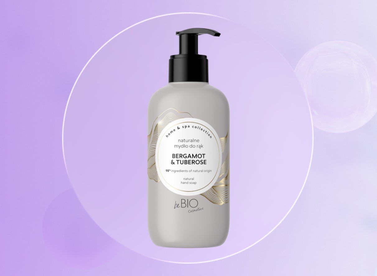 BeBio Home&Spa Collection Naturalne Mydło do rąk w płynie Bergamot & Tuberose