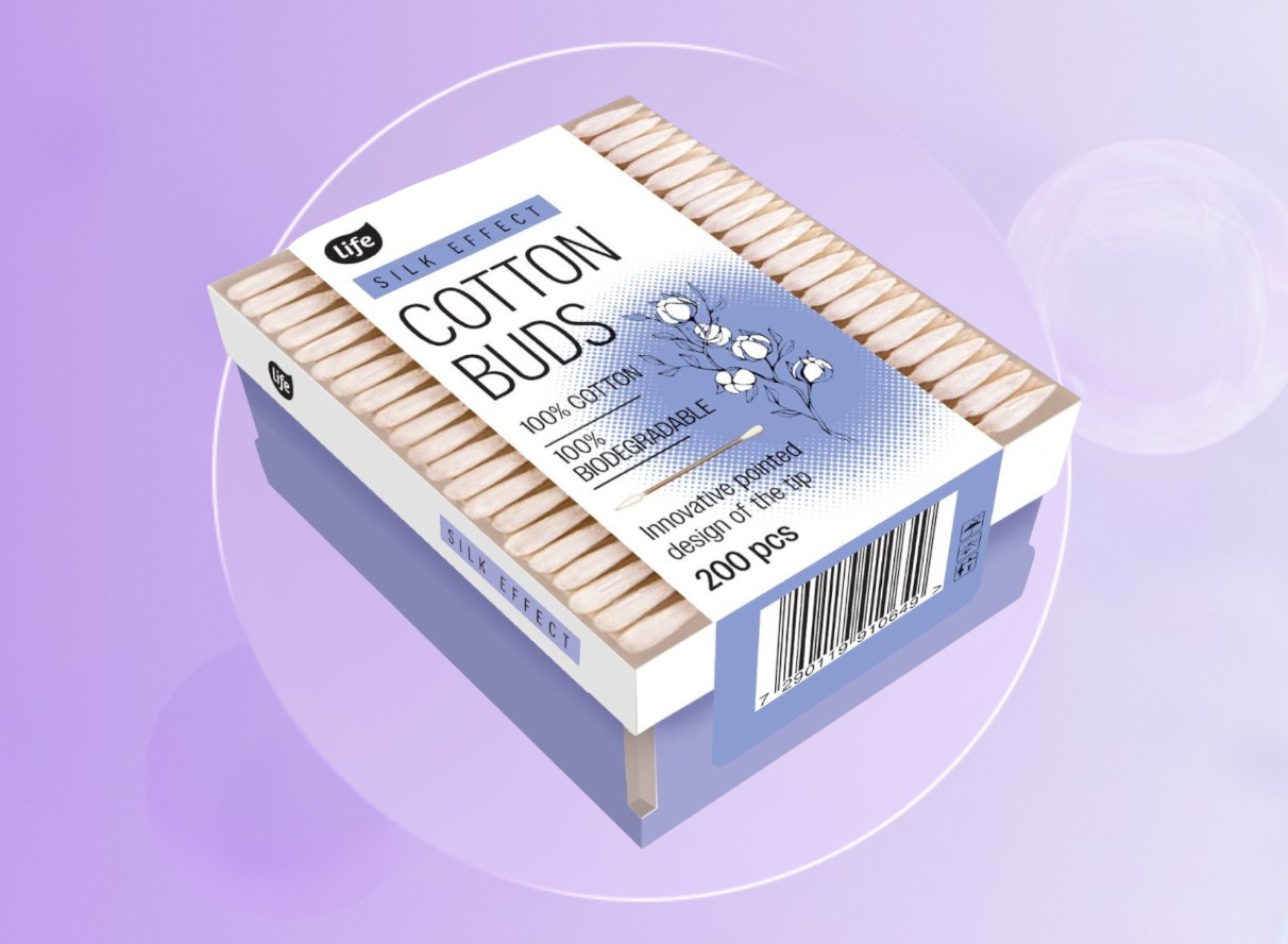 Life Silk Effect Patyczki higieniczne z końcówką do makijażu