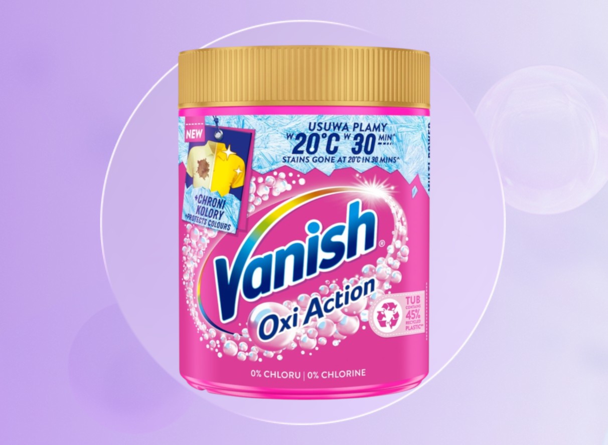 Vanish Oxi Action Odplamiacz do tkanin w proszku
